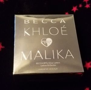 Becca Khloe and Malika Glow Letters